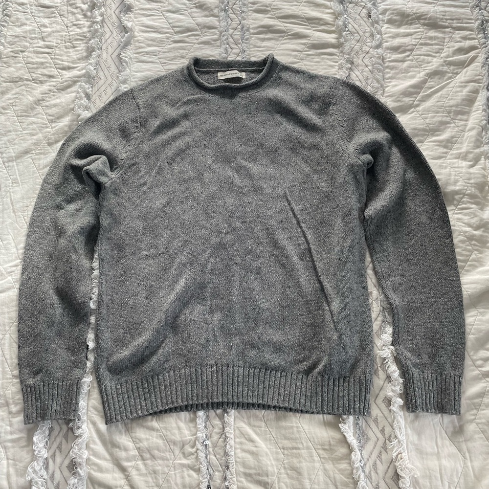 Men’s XLT Mutual Weave gray fleck pullover sweater. EUC. Tall, Unisex, classic